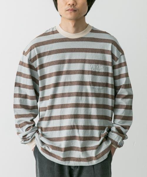 URBAN RESEARCH DOORS(アーバンリサーチドアーズ)/ENDS and MEANS　Pocket Long－Sleeve T－shirts/SAXBRNST