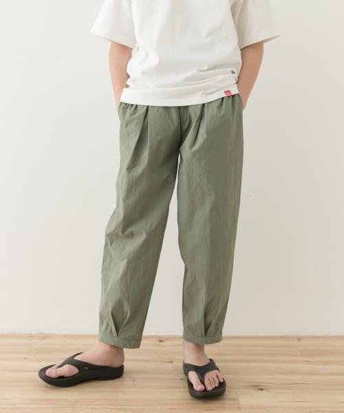 URBAN RESEARCH DOORS（Kids）(アーバンリサーチドアーズ（キッズ）)/『WEB/一部店舗限定サイズ』撥水タックワイドパンツ(KIDS)/KHAKI