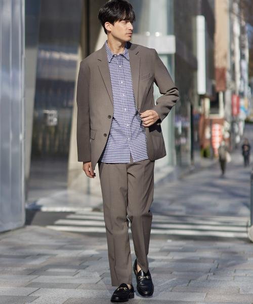 URBAN RESEARCH ROSSO(URBAN　RESEARCH　ROSSO（MEN）)/『WEB限定』『XLサイズあり』ウォッシャブルドライタッチセットアップ/GRAY