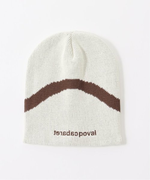 417 EDIFICE(フォーワンセブン　エディフィス)/【CABARET POVAL / キャバレーポバール】Arc Stripe Beanie/ブラウン