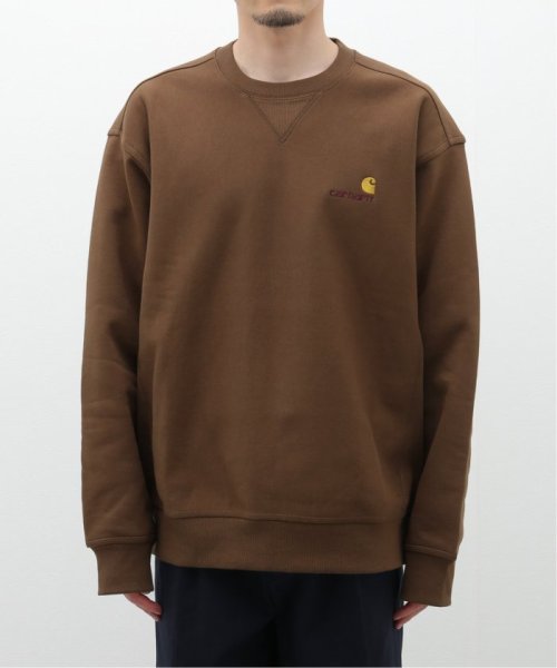 JOURNAL STANDARD(ジャーナルスタンダード)/CARHARTT WIP AMERICAN SCRIPT SWEATSHIRT I025475/ブラウン