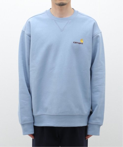 JOURNAL STANDARD(ジャーナルスタンダード)/CARHARTT WIP AMERICAN SCRIPT SWEATSHIRT I025475/ブルーB