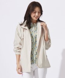 J.PRESS LADIES（LARGE SIZE）/【洗える・撥水】マイクロタフタ フーデッド ショート コート/505922786