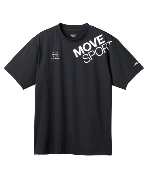 MOVESPORT(ムーブスポーツ)/S.F.TECH COOL ショートスリーブシャツ/ブラック