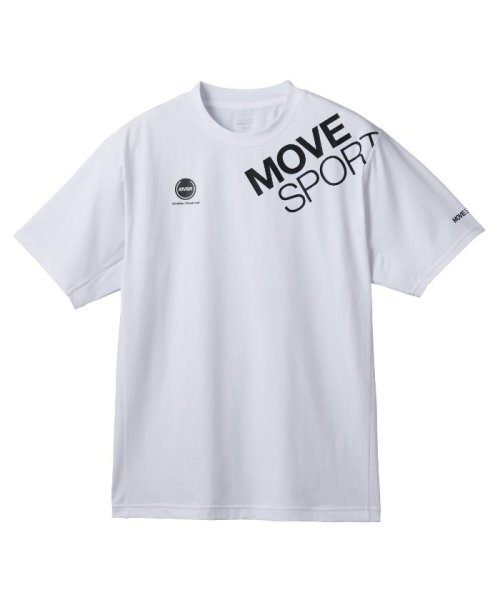 MOVESPORT(ムーブスポーツ)/S.F.TECH COOL ショートスリーブシャツ/ホワイト