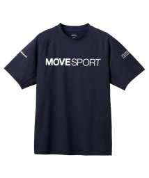 MOVESPORT(ムーブスポーツ)/S.F.TECH COOL ショートスリーブシャツ/ネイビー