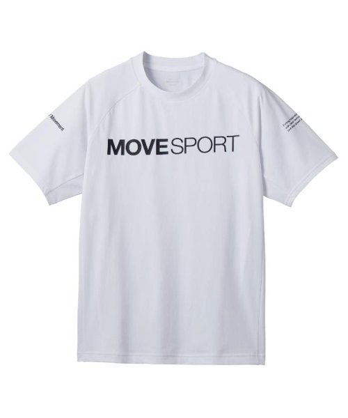 MOVESPORT(ムーブスポーツ)/S.F.TECH COOL ショートスリーブシャツ/ホワイト