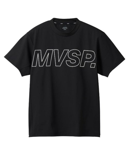 MOVESPORT(ムーブスポーツ)/SUNSCREEN TOUGH コットンライク ショートスリーブシャツ/ブラック