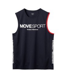 MOVESPORT(ムーブスポーツ)/ドライメッシュ スリーブレスシャツ/ネイビー