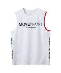MOVESPORT(ムーブスポーツ)/ドライメッシュ スリーブレスシャツ/ホワイト