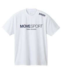 MOVESPORT(ムーブスポーツ)/SUNSCREEN TOUGH ソフトハイゲージ ショートスリーブシャツ/ホワイト