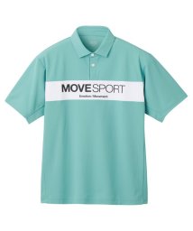 MOVESPORT(ムーブスポーツ)/SUNSCREEN ミニ鹿の子 ポロシャツ/カーキ