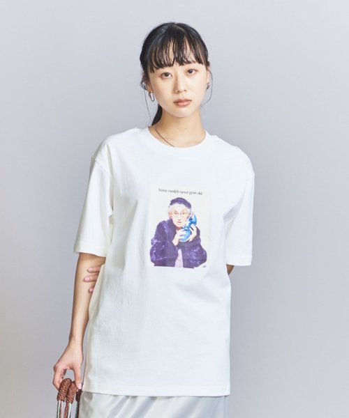 BEAUTY&YOUTH UNITED ARROWS(ビューティーアンドユース　ユナイテッドアローズ)/＜New Balance＞ヴィンテージプリント Tシャツ/WHITE