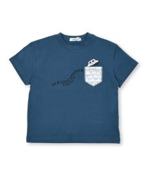 SLAP SLIP(スラップスリップ)/プリントフェイクポケットモチーフTシャツ(80~130cm)/ネイビー