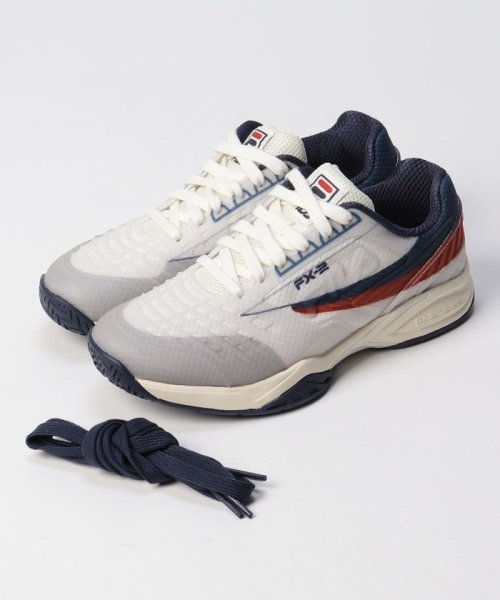 FILA（Shoes）(フィラ（シューズ）)/AXILUS 2 ENERGIZED BY O.T/ アクシラス2 ハードコート用テニスシューズ / ホワイト/ホワイト