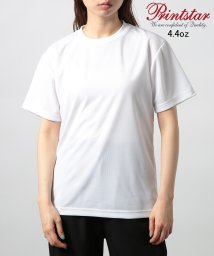 Printstar(Printstar)/【Printstar / プリントスター】4.4オンス glimmer ドライ トップス Tシャツ 半袖 無地 クルーネック 吸汗 速乾 UVカット 00300/ホワイト