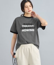 coen/ロゴプリントリンガーTシャツ/505997081