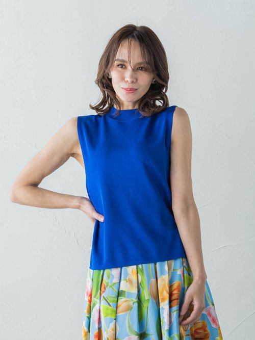 LUCINDAノースリーブニット≪手洗い可能≫ OCQ1498193467(11440円)