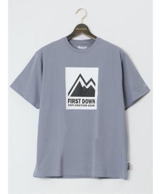 GRAND-BACK/【大きいサイズ】ファーストダウン/FIRST DOWN 軽量撥水 クルーネック半袖Tシャツ/505997488