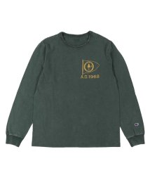 CHAMPION(チャンピオン)/チャンピオン Champion Tシャツ 長袖 ロンT カットソー メンズ LONG SLEEVE T－SHIRT オフ ホワイト モスグリーン C3－Z410/モスグリーン