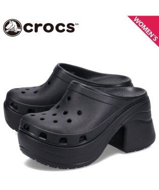crocs/クロックス crocs サンダル クロッグサンダル サイレン レディース 厚底 ハイヒール SIREN CLOG ブラック 黒 208547/505997554