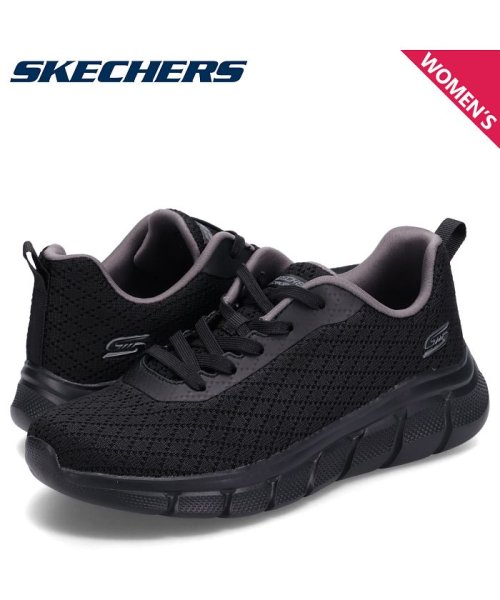 SKECHERS(スケッチャーズ)/スケッチャーズ SKECHERS スニーカー ボブス ビー フレックス クイック ピボット レディース BOBS B FLEX QUICK PIVOT ブラック/その他