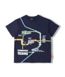 moujonjon/【子供服】 moujonjon (ムージョンジョン) 日本製在来線電車路線図半袖Tシャツ 90cm～130cm F32811/505997953