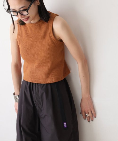 JOURNAL STANDARD(ジャーナルスタンダード)/別注【HEALTH KNIT/ヘルスニット】×JSカップ付リブクロップドタンクトップ/ブラウン