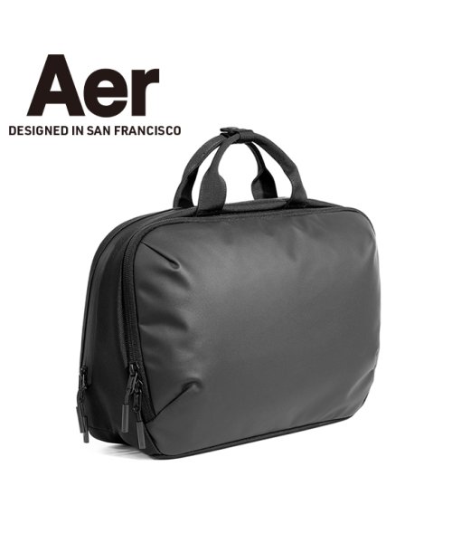 Aer(エアー)/エアー ビジネスバッグ Aer Tech Brief メンズ 50代 40代 2WAYブリーフケース 大容量 防水 通勤 A4 B4 16L テックコレクション/ブラック