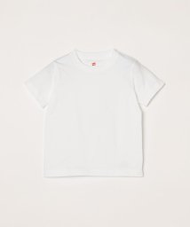 SHIPS any WOMEN(シップス　エニィ　ウィメン)/HANES: BEEFY パック Tシャツ<KIDS>/ホワイト