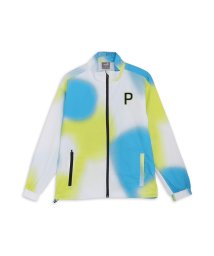 PUMA(PUMA)/メンズ ゴルフ P ストレッチ タフタ グラフィック ジップ ジャケット/LIMEPOW