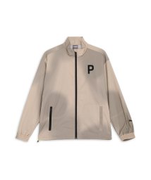 PUMA(プーマ)/メンズ ゴルフ P ストレッチ タフタ グラフィック ジップ ジャケット/ALABASTER