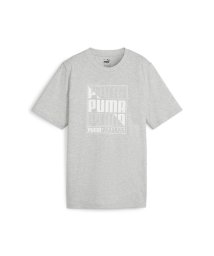 PUMA(プーマ)/メンズ グラフィックス プーマ ボックス 半袖 Tシャツ/LIGHTGRAYHEATHER