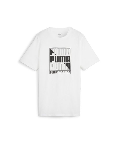 PUMA(プーマ)/メンズ グラフィックス プーマ ボックス 半袖 Tシャツ/PUMAWHITE