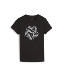 PUMA(プーマ)/ウィメンズ ESS+ キャット グラフィック 半袖 Tシャツ/PUMABLACK