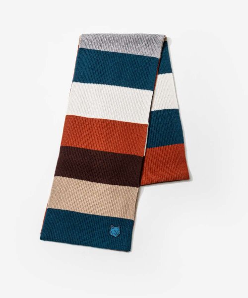 MAISON KITSUNE(メゾンキツネ)/メゾンキツネ MAISON KITSUNE LW06207KT1093 スカーフ PREPPY STRIPED SCARF メンズ マフラー ウール プレゼント/その他