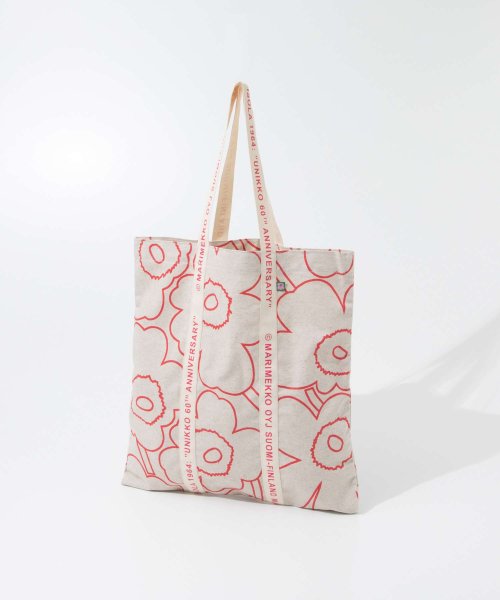 Marimekko(マリメッコ)/マリメッコ Marimekko 092706 トートバッグ Carrier Midi Piirto Unikko bag レディース バッグ ウニッコ 60周年/ピンク