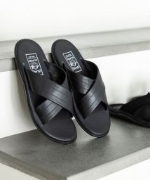 SHIPS MEN/【SHIPS 別注】ISLANDSLIPPER: クロス レザー サンダル/505998653