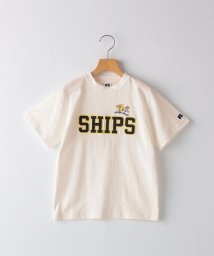 SHIPS KIDS(シップスキッズ)/【SHIPS KIDS別注】RUSSELL ATHLETIC:80～90cm / TEE/ホワイト系