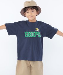 SHIPS KIDS(シップスキッズ)/【SHIPS KIDS別注】RUSSELL ATHLETIC:100～130cm / TEE/ネイビー