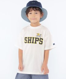 SHIPS KIDS(シップスキッズ)/【SHIPS KIDS別注】RUSSELL ATHLETIC:100～130cm / TEE/ホワイト系