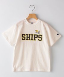 SHIPS KIDS(シップスキッズ)/【SHIPS KIDS別注】RUSSELL ATHLETIC:140～160cm / TEE/ホワイト系