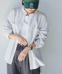 coen(coen)/接触冷感リネンレーヨンバンドカラーシャツ/その他1