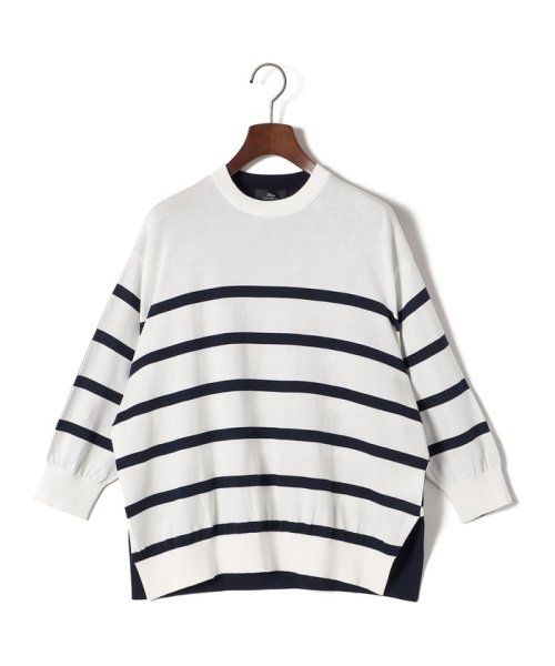 SHIPS WOMEN(シップス　ウィメン)/Primary Navy Label:SEAISLAND コットン ボーダー TEE ◇/ネイビー