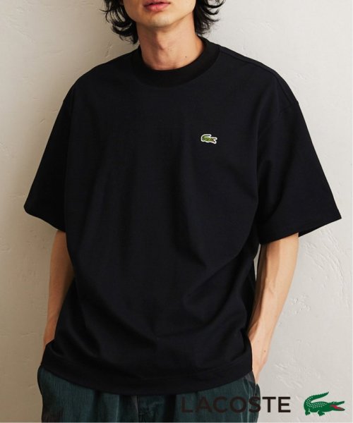 417 EDIFICE(フォーワンセブン　エディフィス)/【LACOSTE / ラコステ】417別注マイクロカノコモックネックTEE/ブラック