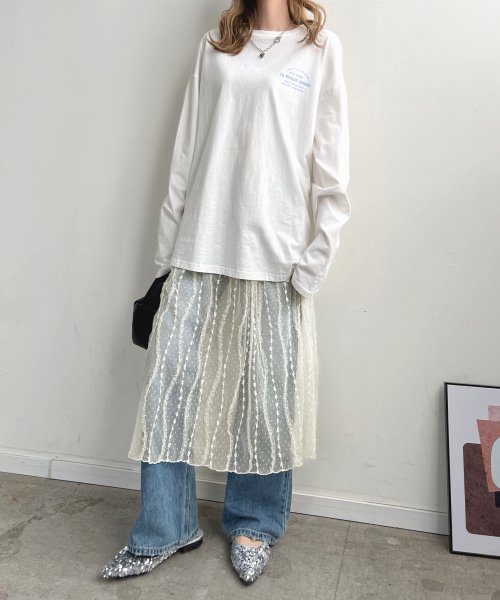 セール】シースルーレースラップスカート(505999124) | フューティア  