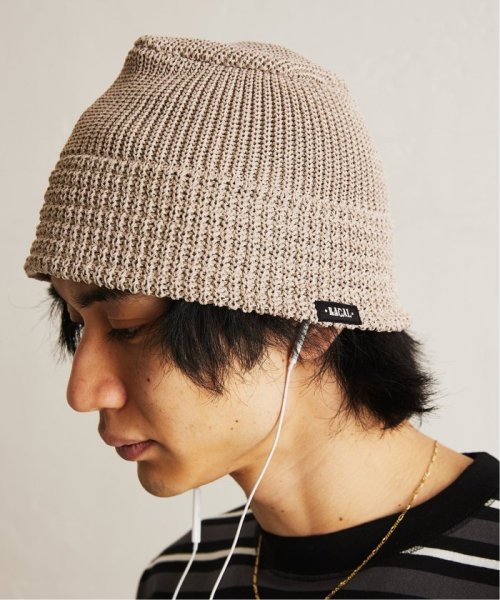 417 EDIFICE(フォーワンセブン　エディフィス)/【RACAL / ラカル】417別注 Japanese Paper Knit Bucket Hat/ベージュ