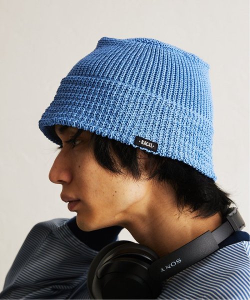 417 EDIFICE(フォーワンセブン　エディフィス)/【RACAL / ラカル】417別注 Japanese Paper Knit Bucket Hat/サックスブルー