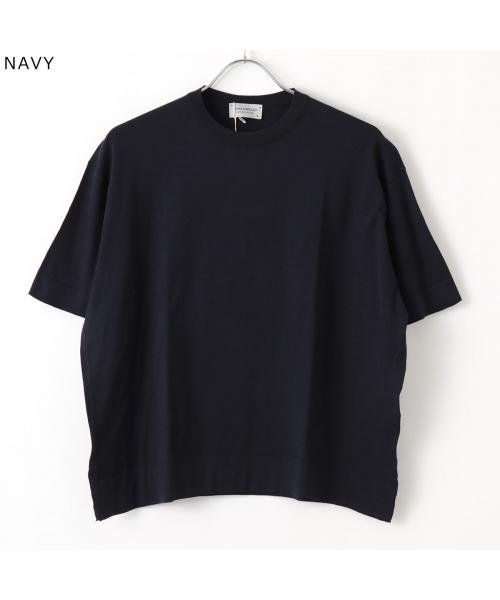 JOHN SMEDLEY(ジョンスメドレー)/JOHN SMEDLEY ニット DANBY シーアイランドコットン/ネイビー