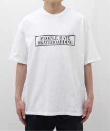 JOURNAL STANDARD(ジャーナルスタンダード)/TBPR / タイトブースプロダクション PEOPLE HATE SKATE Tシャツ/ホワイト